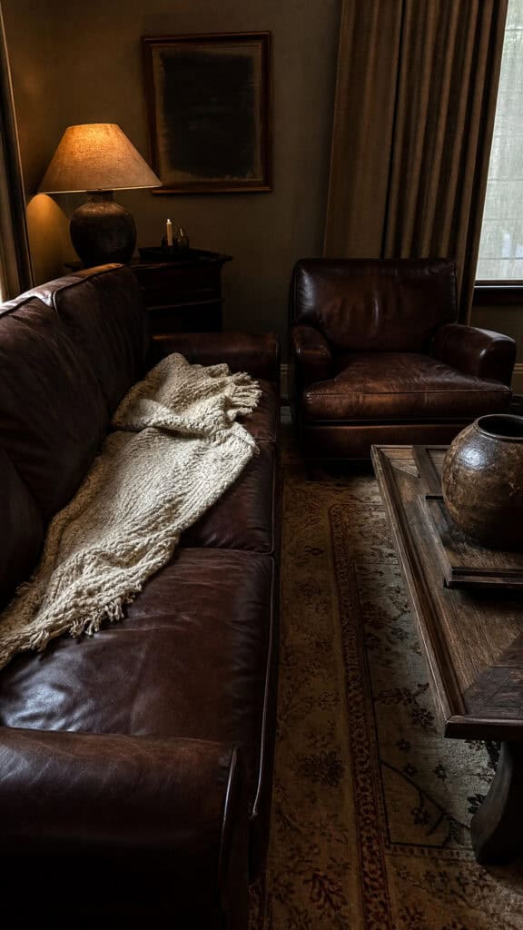 Chocolate Brown Leather Furniture