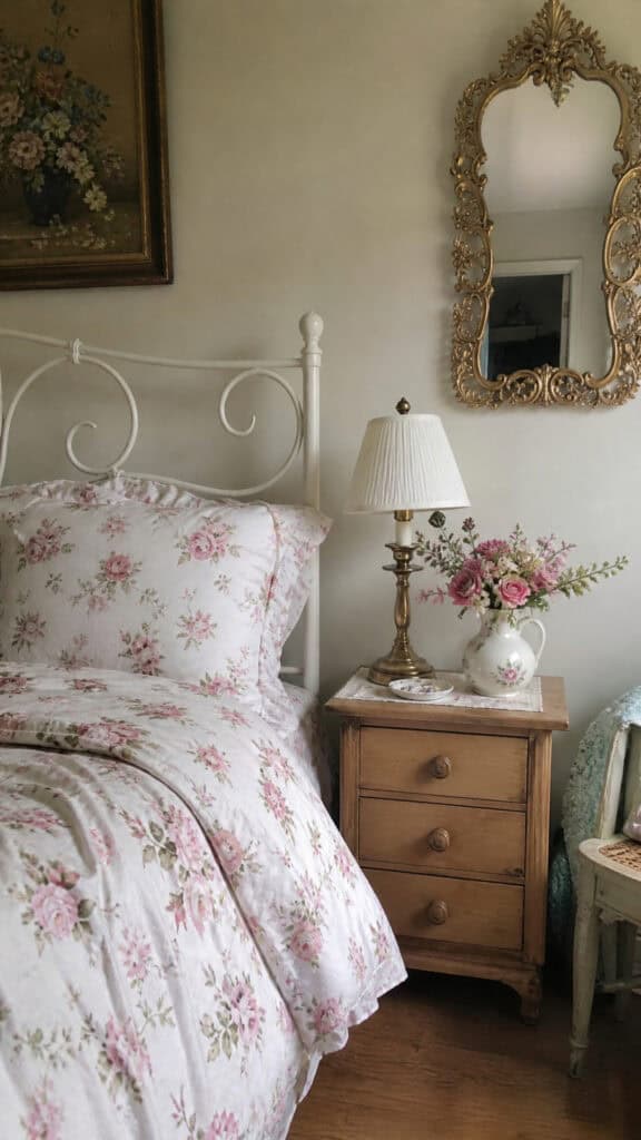 Furniture And Décor That Complements Floral Bedding