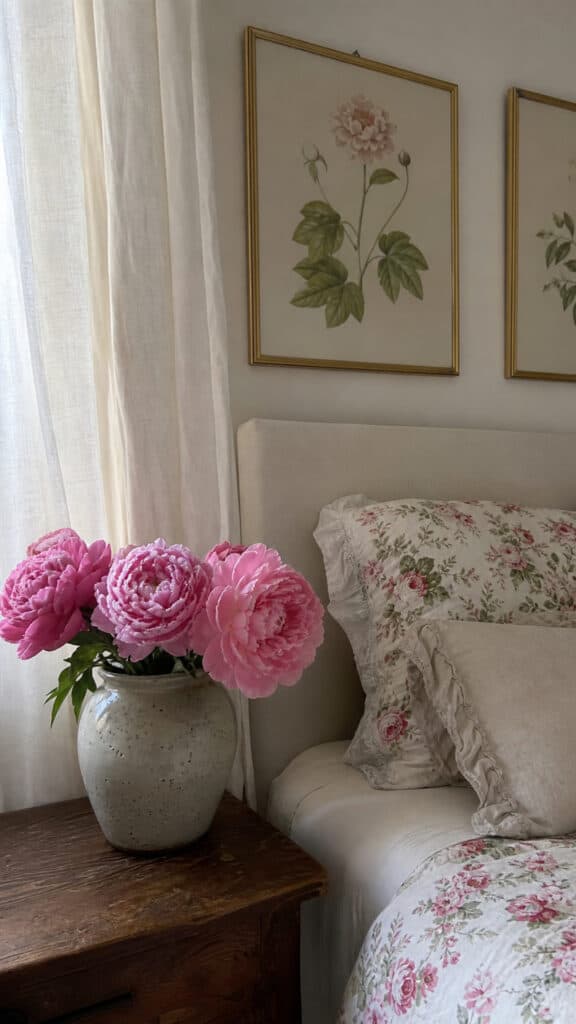 Incorporating Floral Accents Beyond The Bed