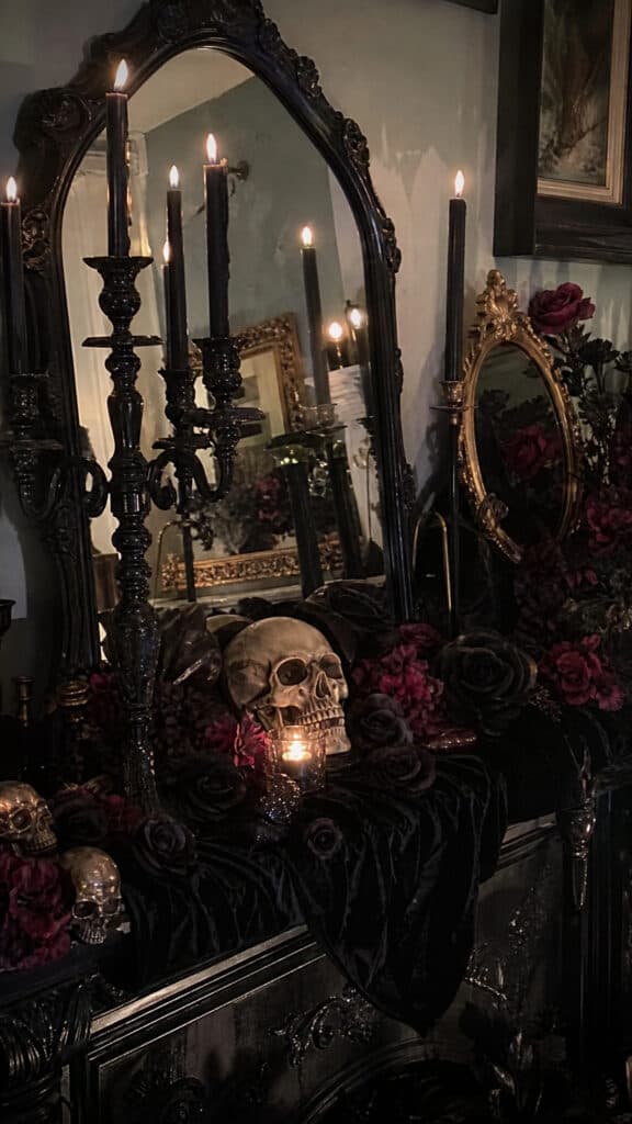 Gothic Glam With Candelabras