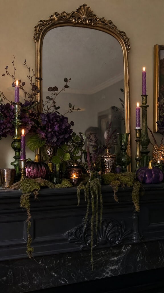 Purple and Green Color Scheme