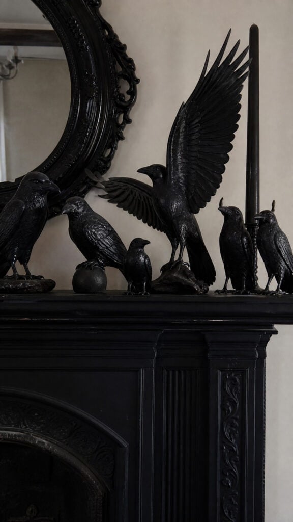 Raven and Crow Figurines