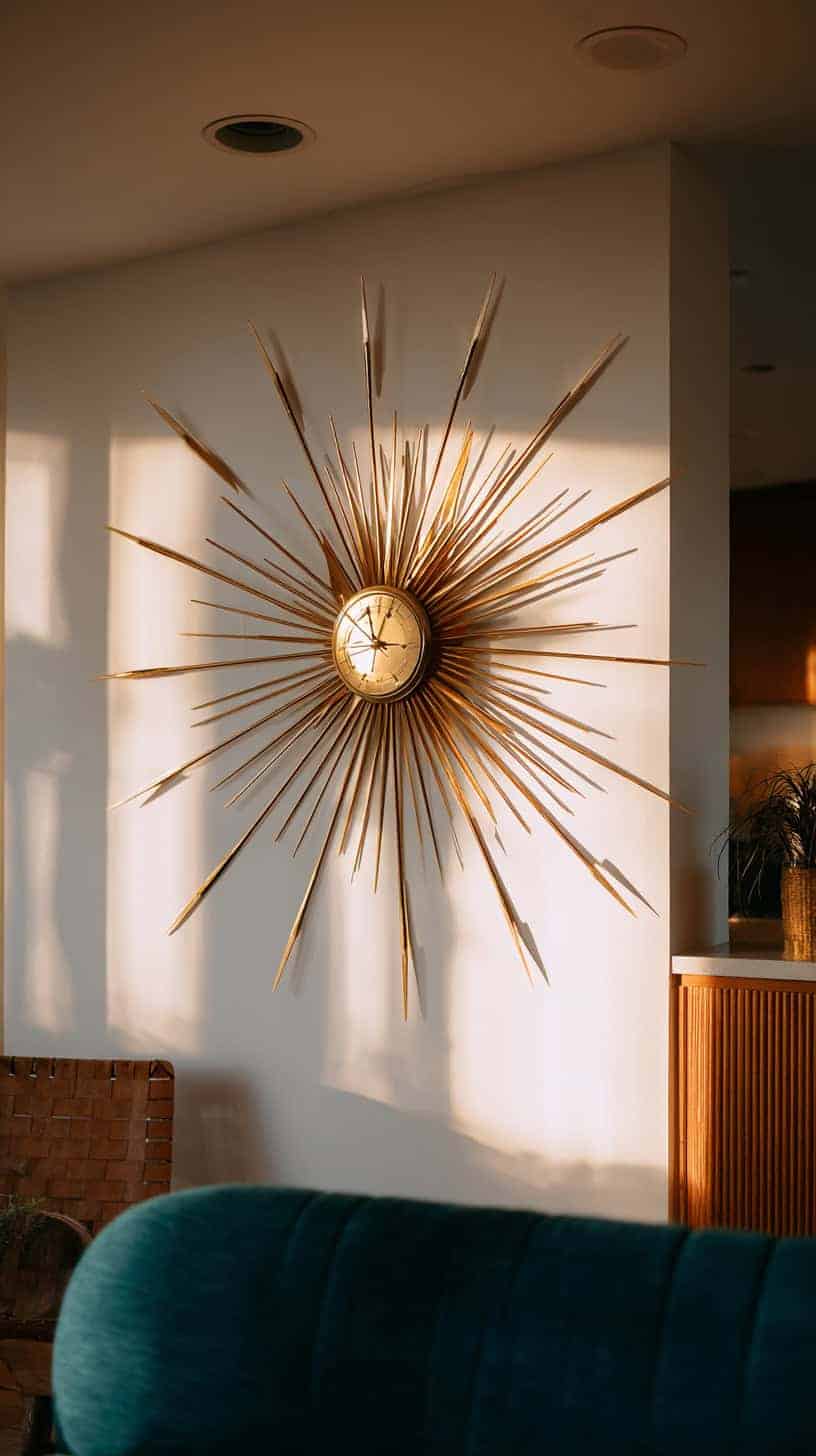 Starburst Wall Clock