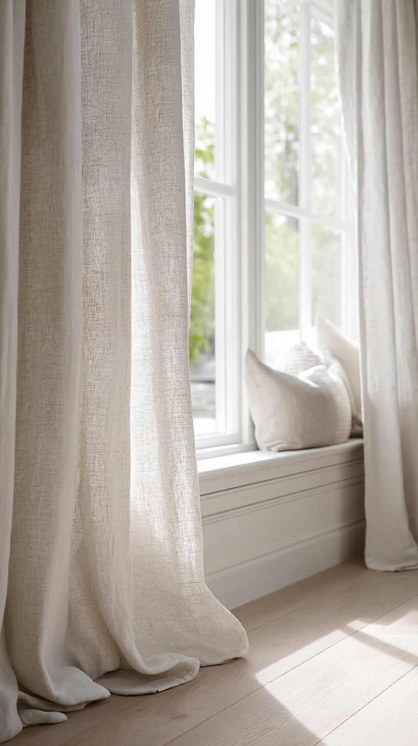 Textured Linen Curtains