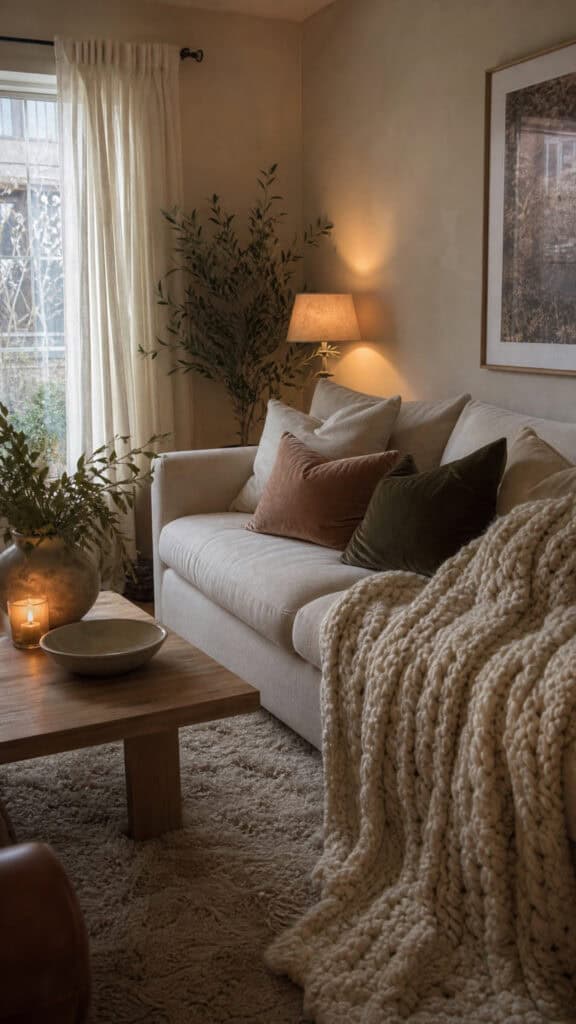 Add Texture and Warmth Through Soft Furnishings