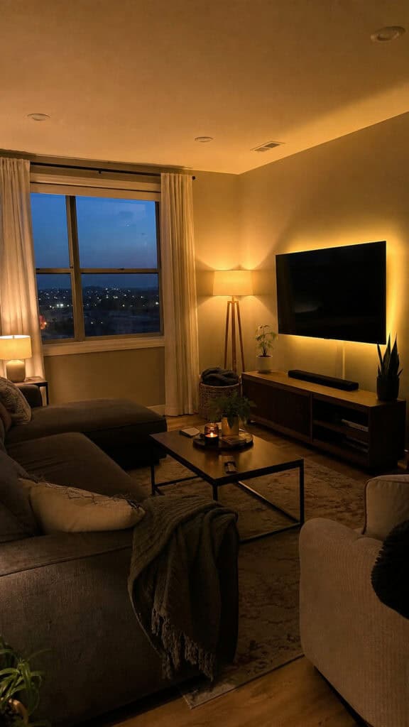 Layer Your Lighting for Ultimate Coziness