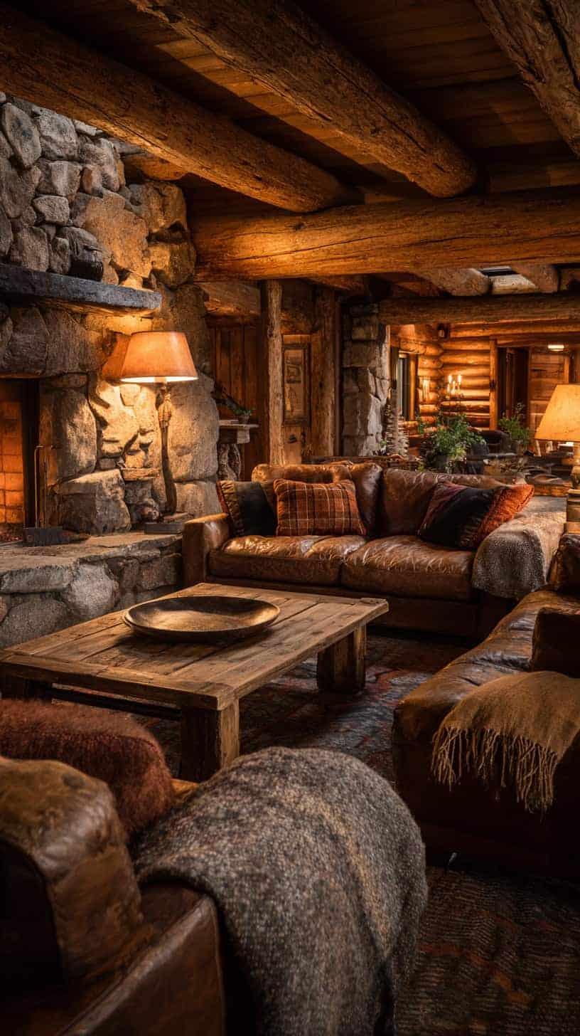 Cozy Cabin Living Room Ideas For A Rustic And Warm Retreat