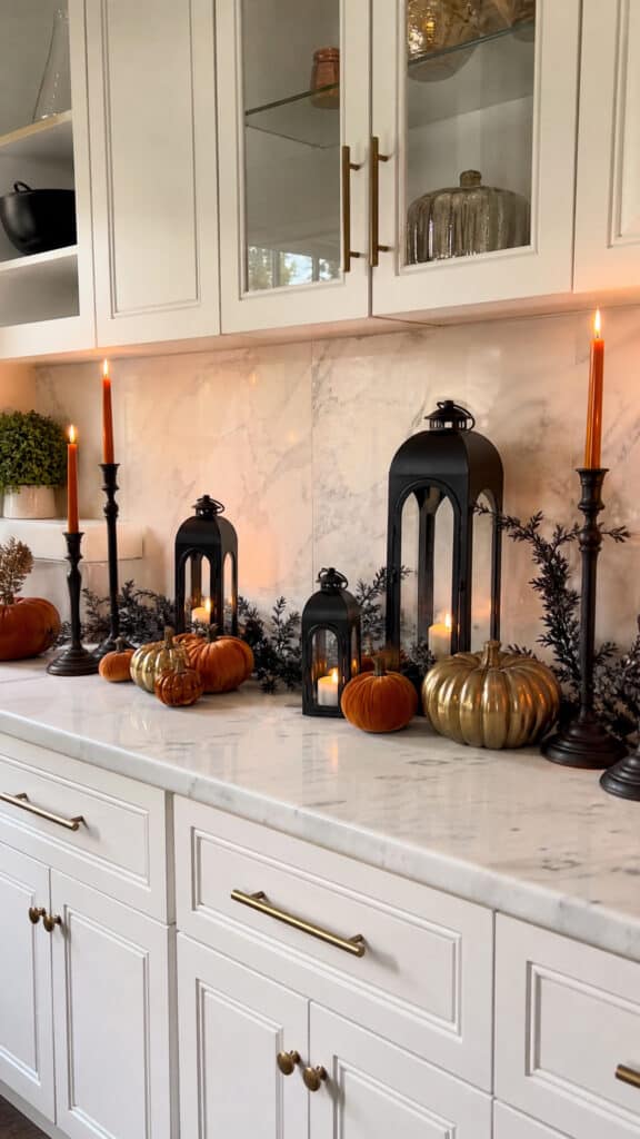 Elegant Black and Orange Sophistication