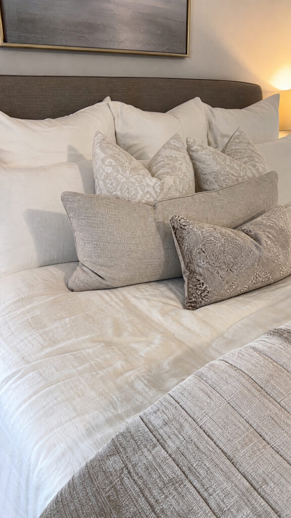 Add Luxurious Pillows For Comfort And Style