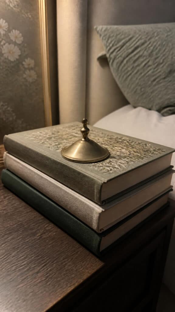 Create Visual Interest With Stacked Books