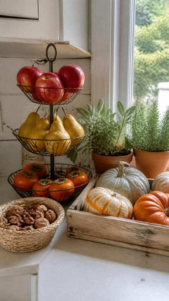 Display Seasonal Produce as Decor