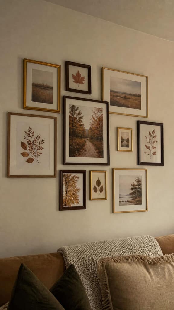 Display Fall-Themed Artwork and Prints