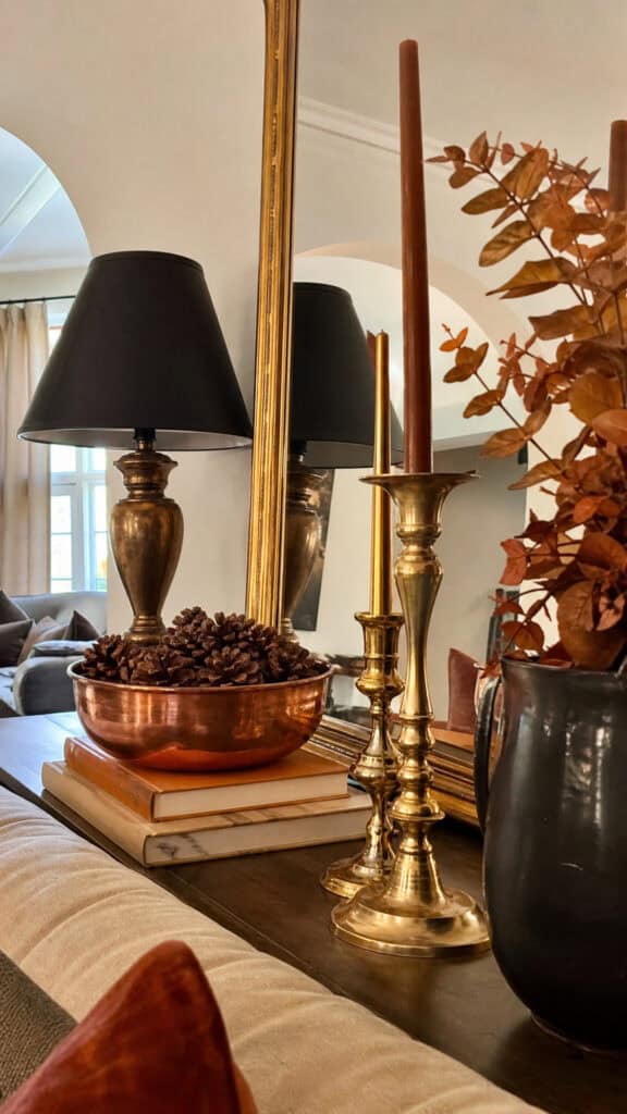 Introduce Warm Metallics And Rich Accents