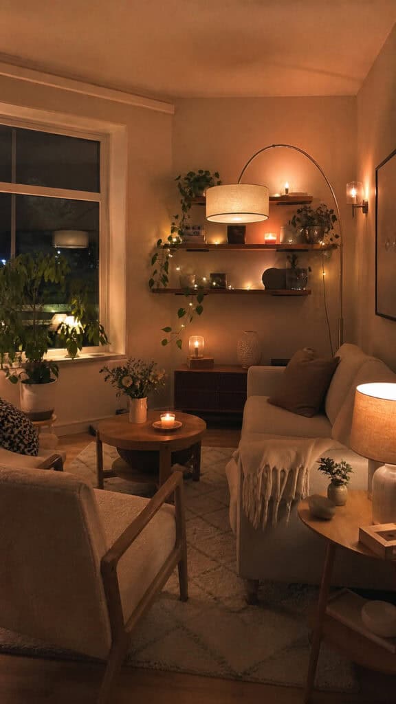 Layer Lighting for Maximum Warmth and Ambiance