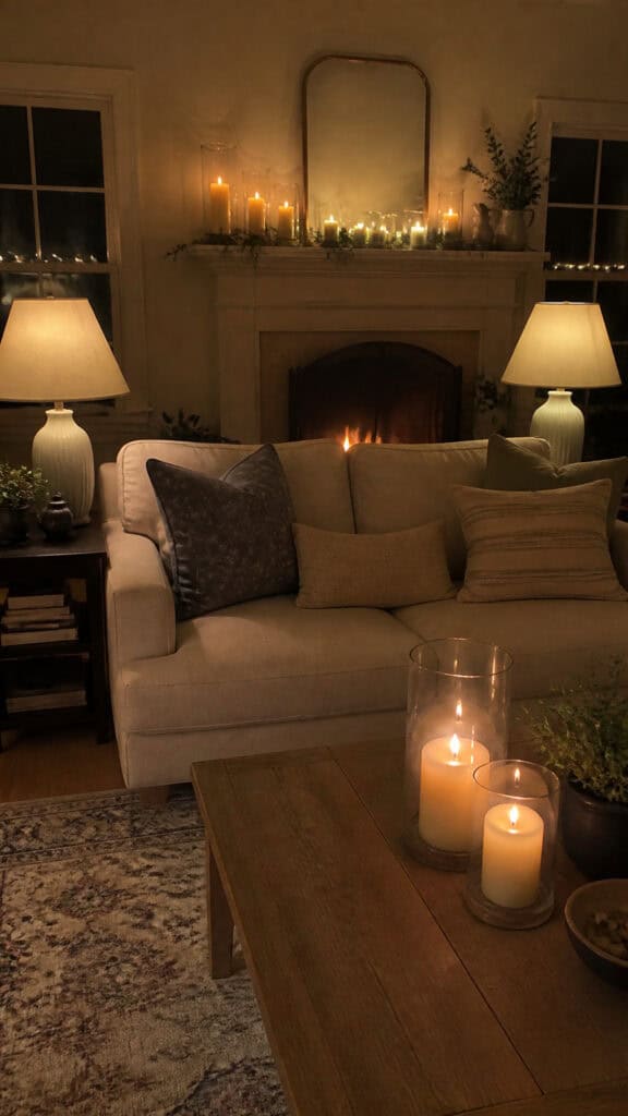 Incorporate Ambient Lighting for Extra Coziness