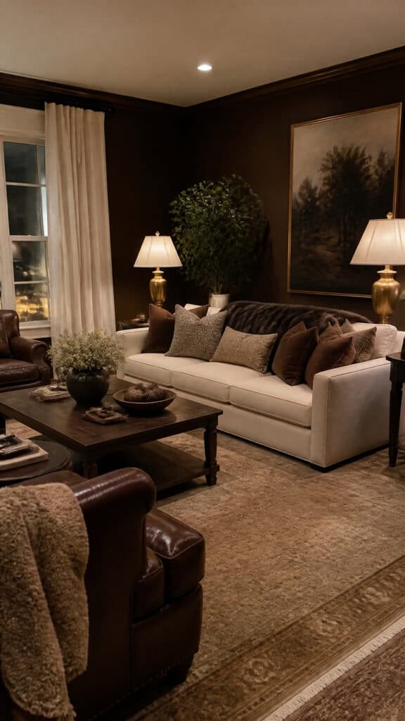 Rich Chocolate Brown: Cocooning Warmth