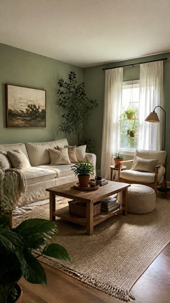 Soft Sage Green: Nature's Calming Embrace