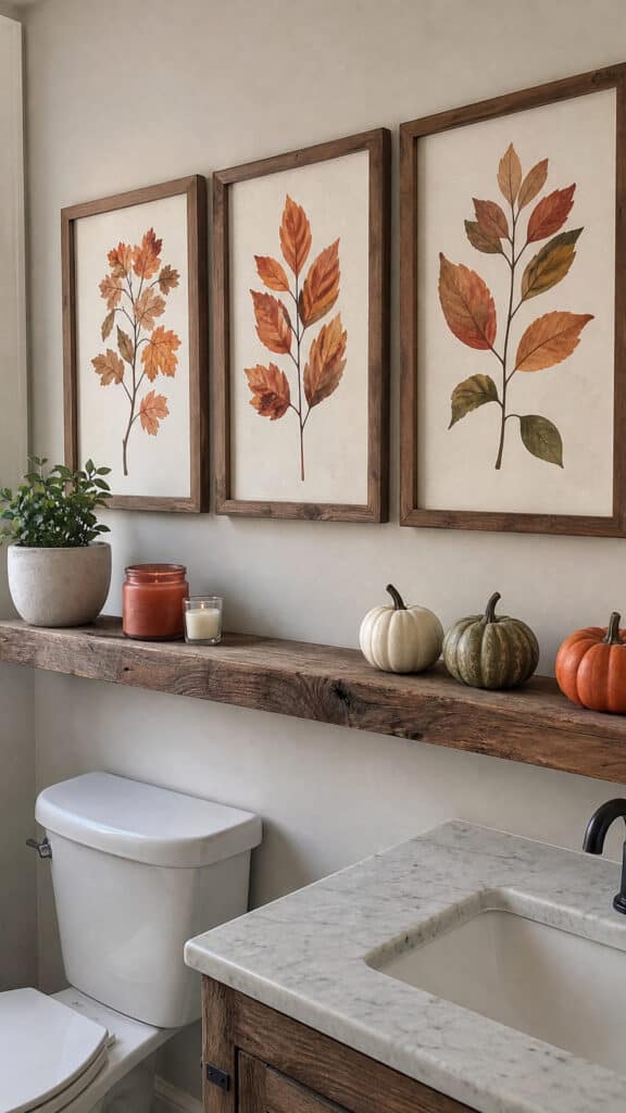 Display Fall-Themed Wall Art And Prints