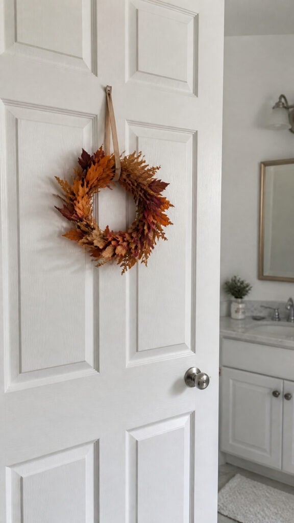 Hang Fall-Themed Art or a Simple Wreath