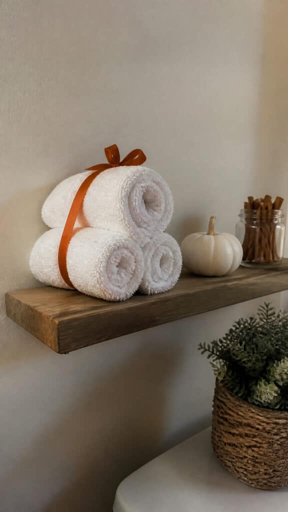 Style Your Shelves and Storage with Autumn Touches