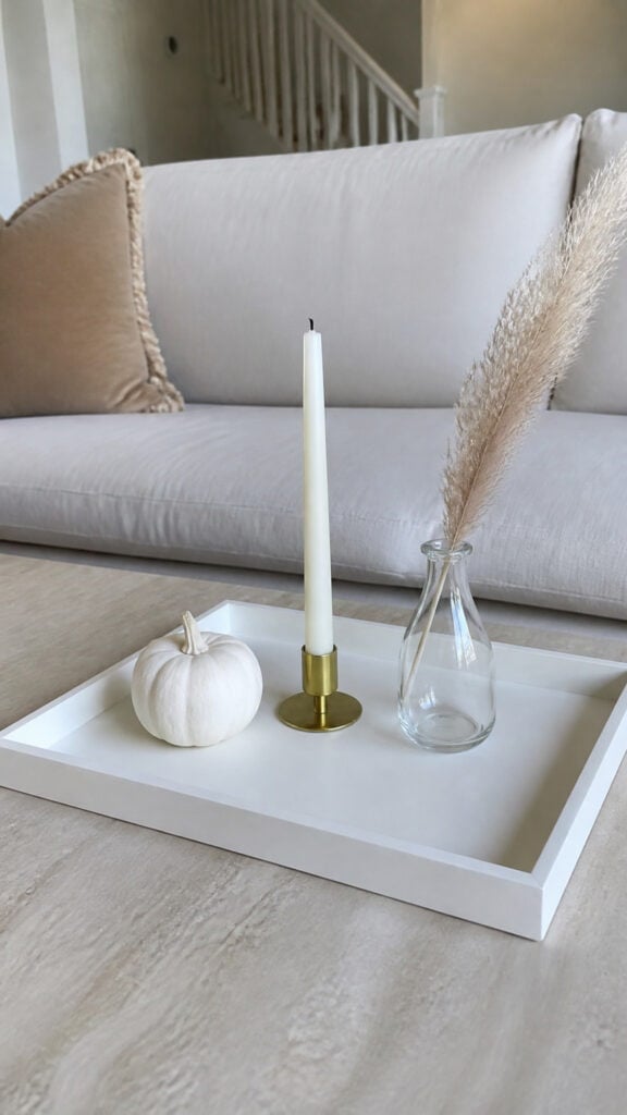 Modern Minimalist Fall Styling