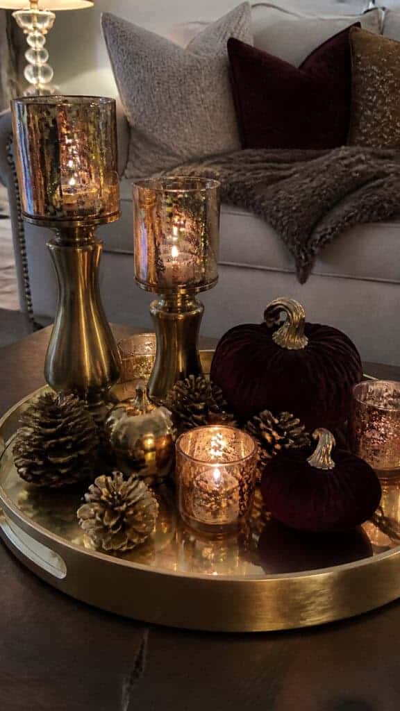 Warm Metallics and Glamorous Touches