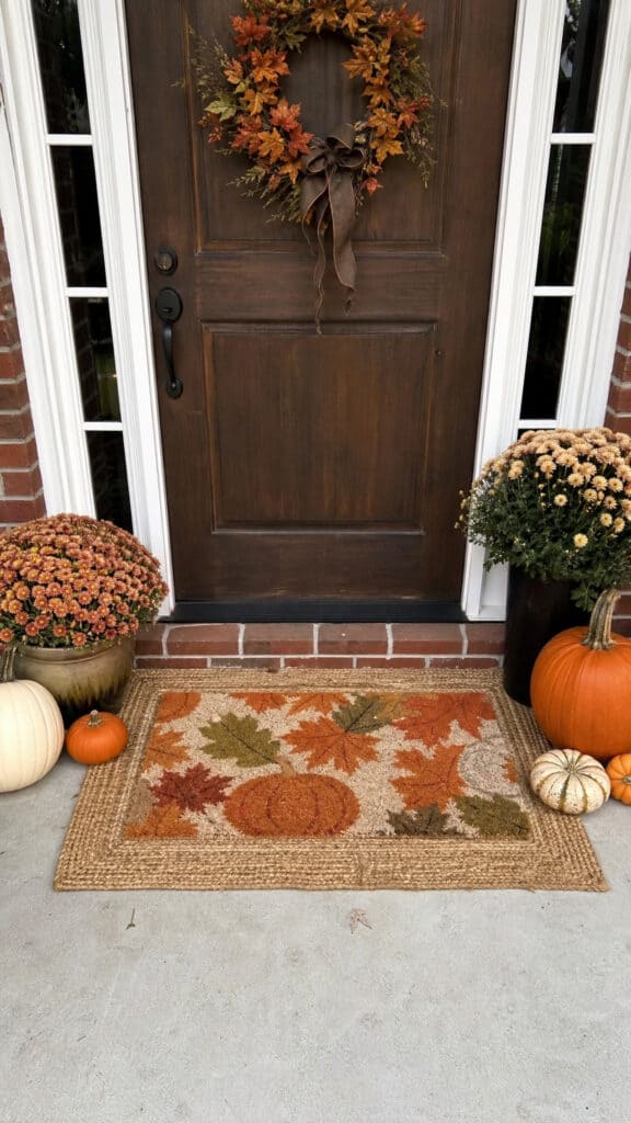 Layered Doormat Welcome
