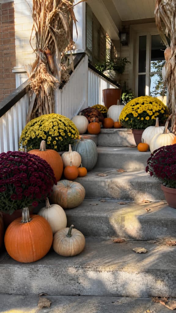 Pumpkin Patch Porch Display