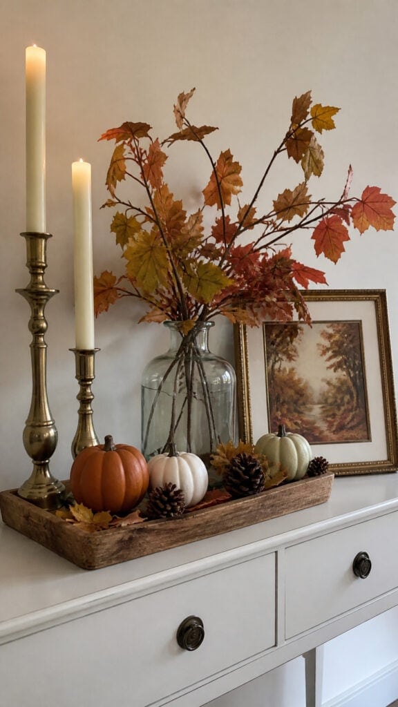 Create a Seasonal Vignette on One Surface