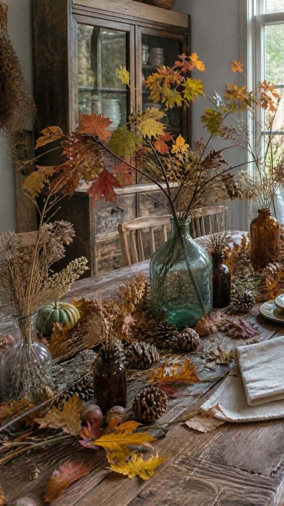 Nature-Gathered Elements Display