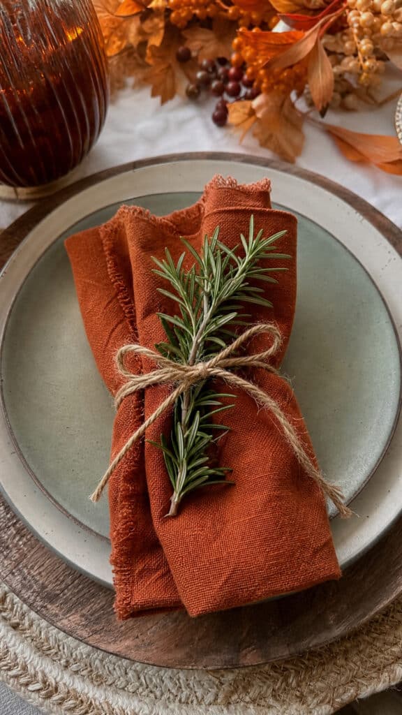 Layered Linens and Textured Napkins