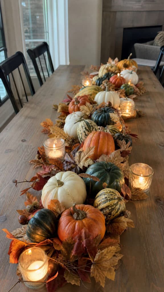 Pumpkin and Gourd Centerpiece Arrangements
