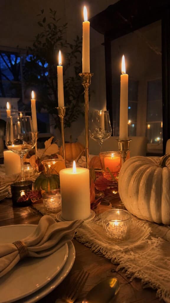 Light It Up with Candles and Ambient Lighting