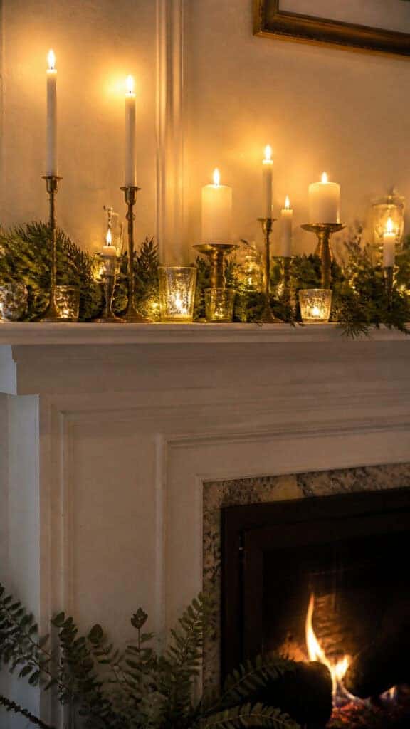 Add Warmth with Candles and Lighting