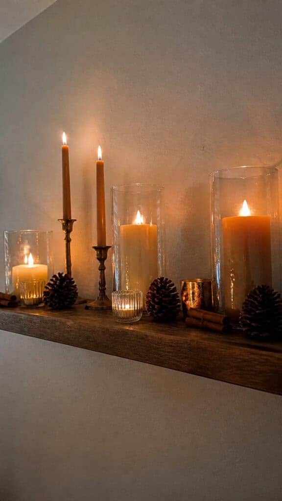 Cozy Candle Collection with Autumn Scents