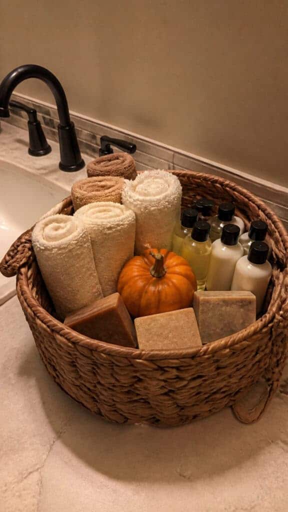 Create a Cozy Guest Amenities Basket