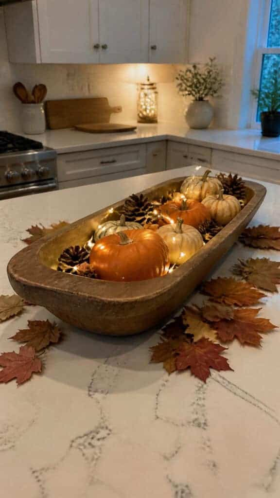 Create a Stunning Fall Centerpiece for Your Kitchen Island or Table