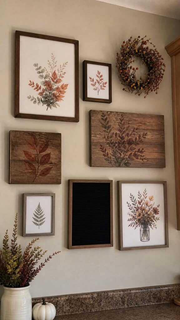 Incorporate Fall-Themed Art and Signage