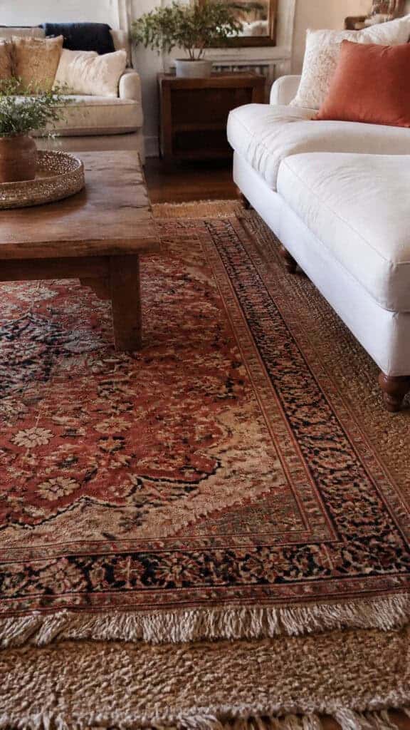 Add a Cozy Area Rug in Fall Colors