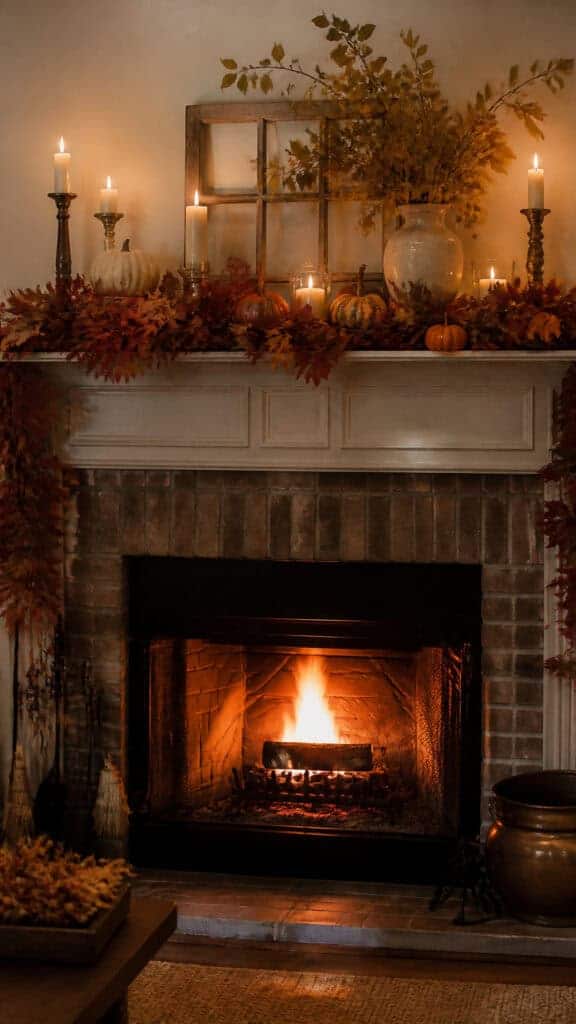 Create a Stunning Fall Mantel Display
