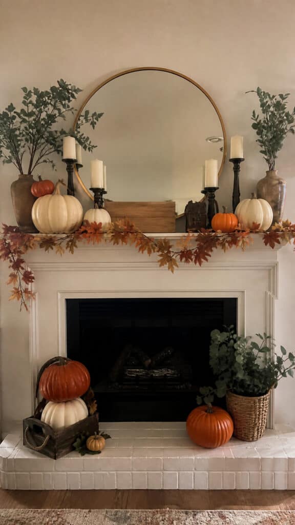 Update Your Mantel with Seasonal Displays