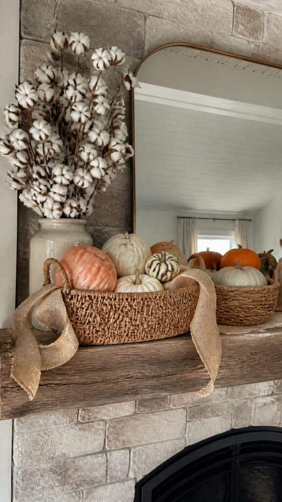 Bring in Texture with Woven Baskets and Natural Fibers