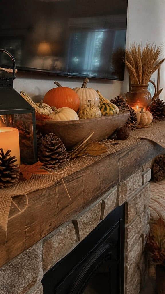 Build a Cozy Vignette Below the TV
