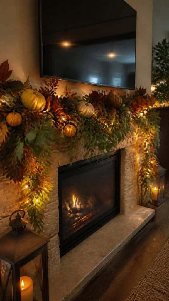 Use a Garland to Frame and Soften