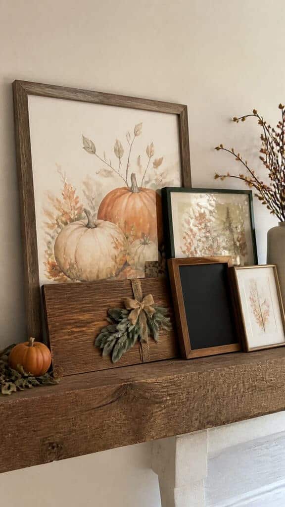 Style with Seasonal Artwork and Signs