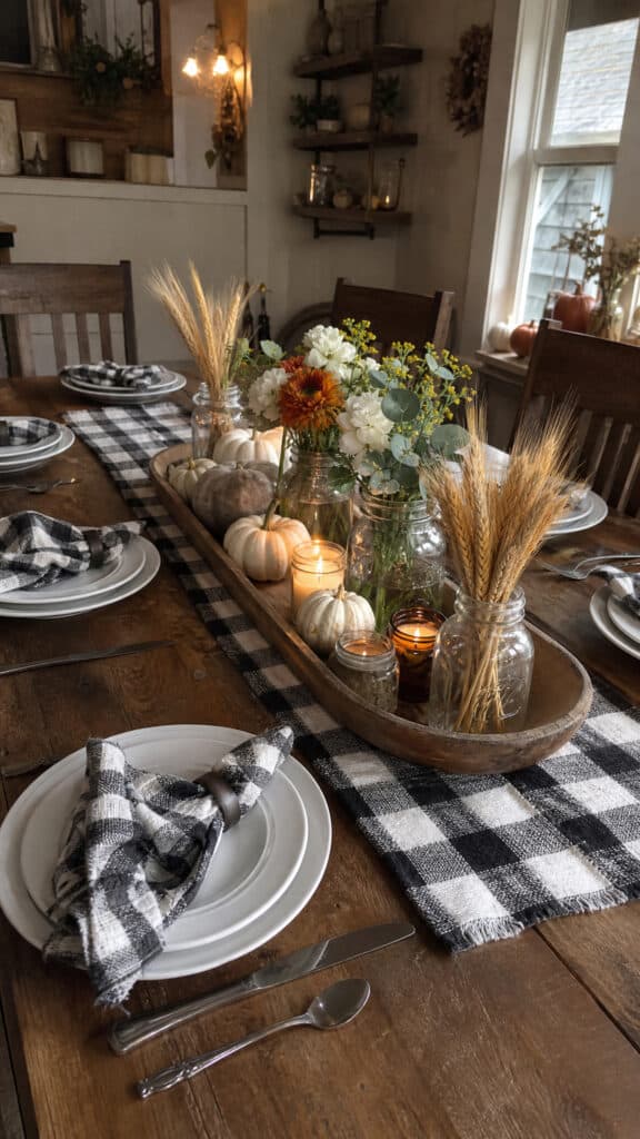 Cozy Plaid and Flannel Farmhouse Style
