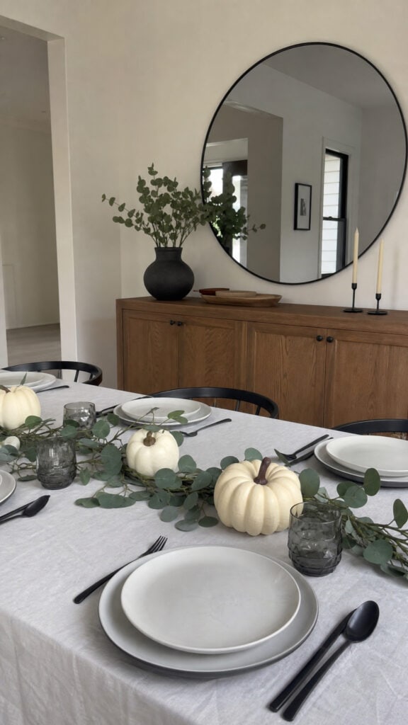 Modern Minimalist Autumn Display
