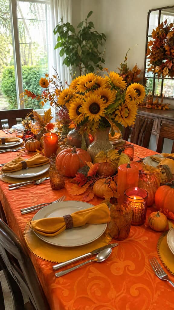 Vibrant Orange and Yellow Celebration