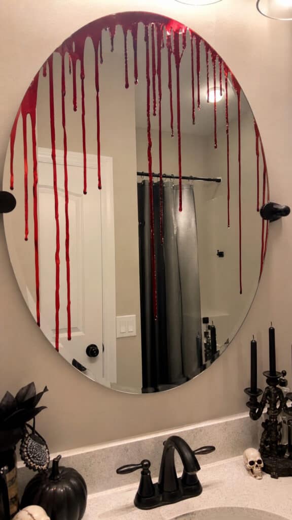 Blood-Dripping Mirror Decals