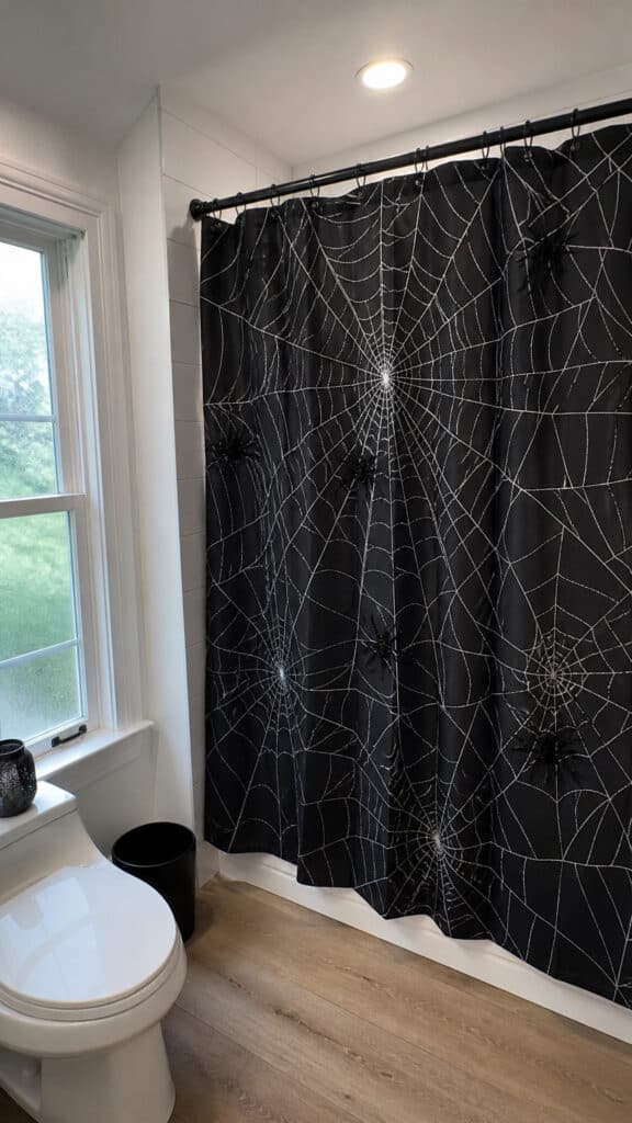 Spiderweb Shower Curtain